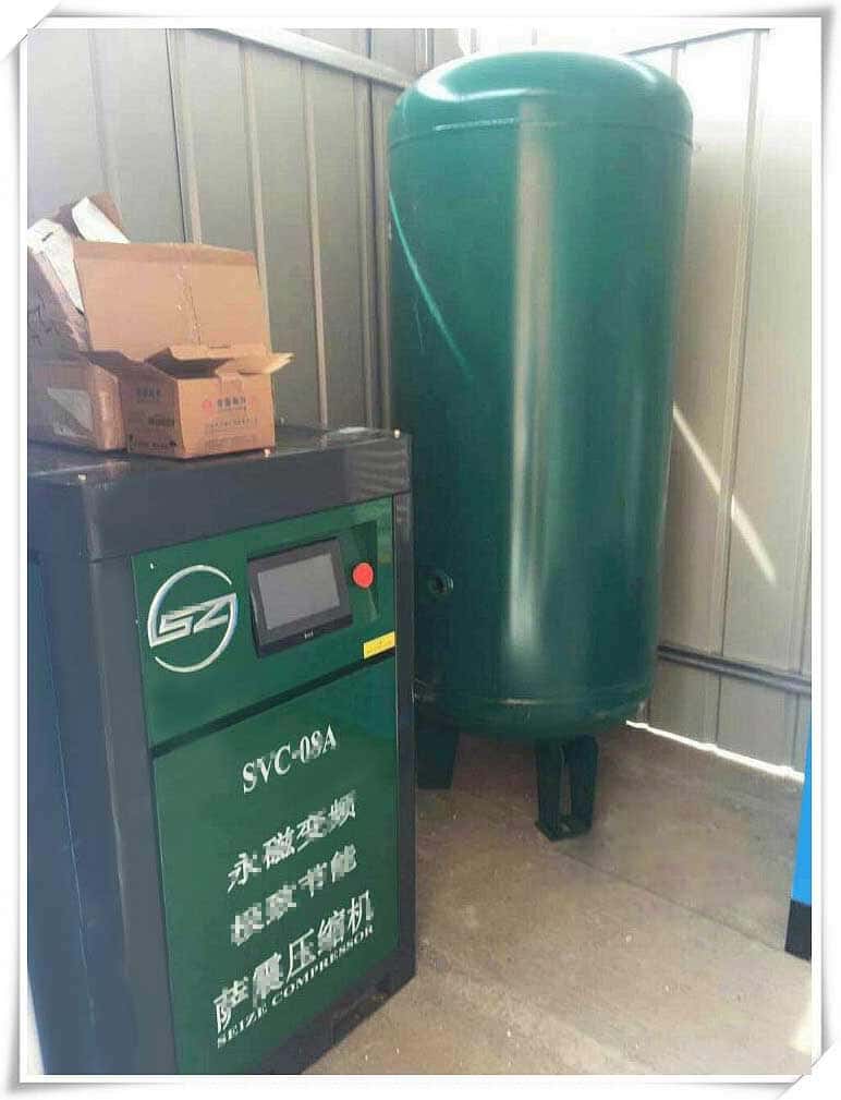 萨震空压机调试