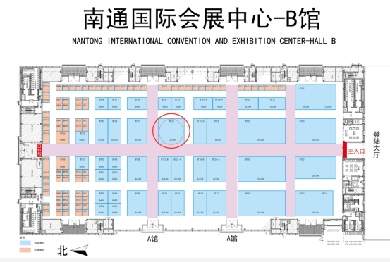 南通国际会展平面展位图
